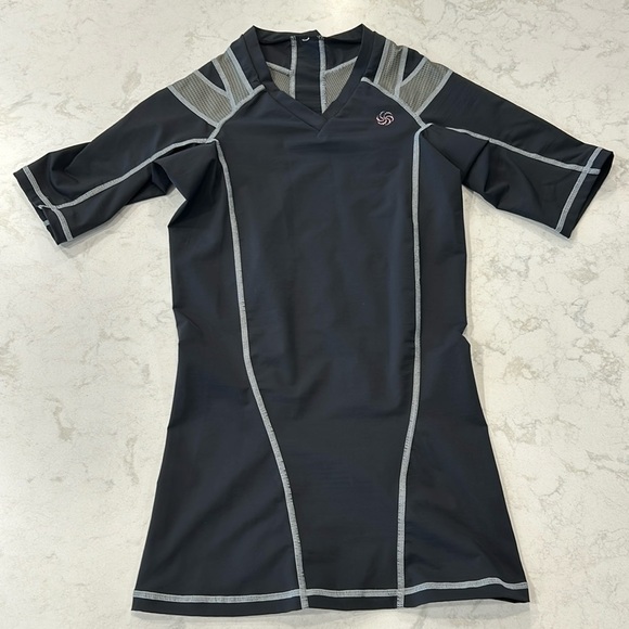 Intelliskin Eve Foundation Top Short Sleeve Compression Posture Size Large - Picture 1 of 14